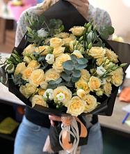 Букет цветов из:  Розы и Лизиантусы #REPLACE_PRED# Падинском